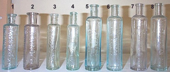 Round or cylinder type Indian bottles