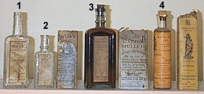 Labeled & Embossed Indian Bottles