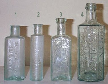 Pontilled Indian Bottles - Group 3